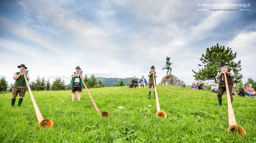 Alphornbläserquartett Mariazell - Foto: Fred Lindmoser