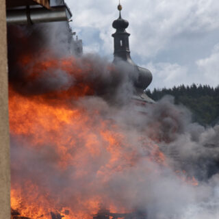 Brand im Zentrum von Mariazell - Foto: Josef Kuss