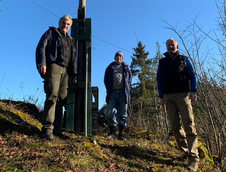 Richard Plachel, Herbert Goldgruber und Initiator Walter Schweighofer