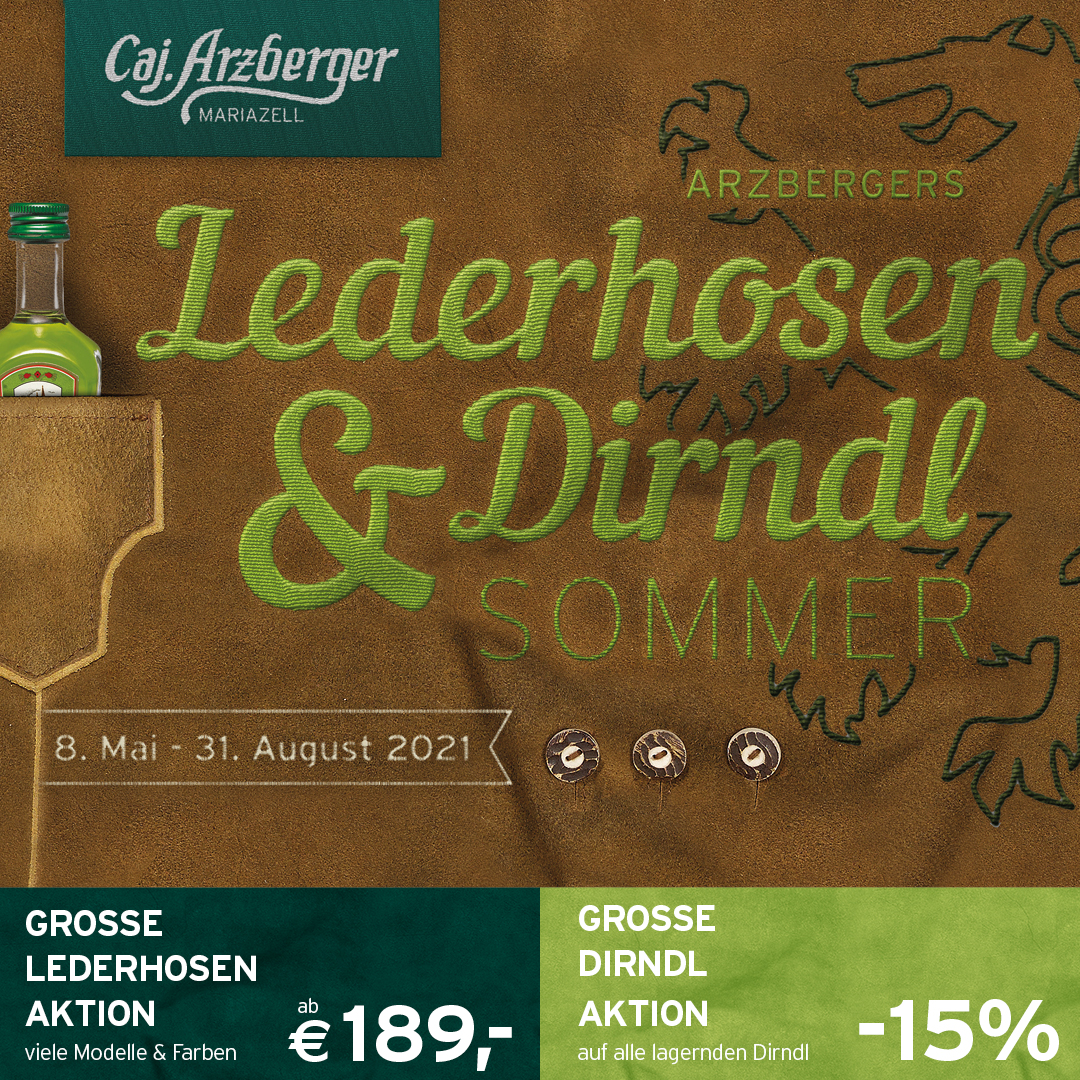 Dirndl- und Lederhosensommer - Foto: Kaufhaus Arzberger