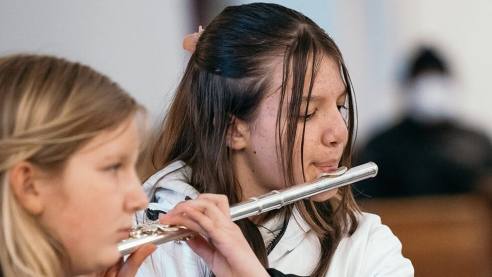 Musikalischer Friedensgruß - Foto: Fred Lindmoser