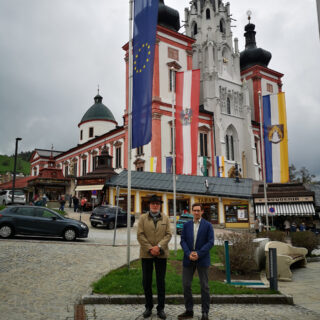 EU-Gemeinderäte Johann Hollerer und Fabian Fluch - Foto: Stadtgemeinde Mariazell