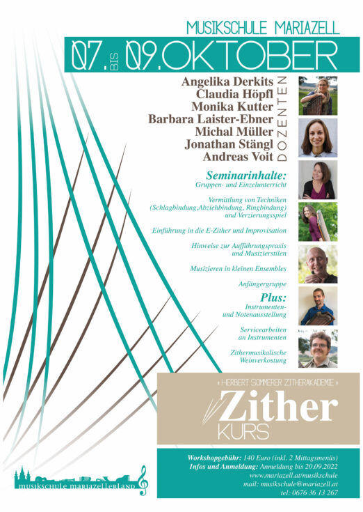 Zitherkurs 2022 - Foto: Veranstalter des Zitherkurses