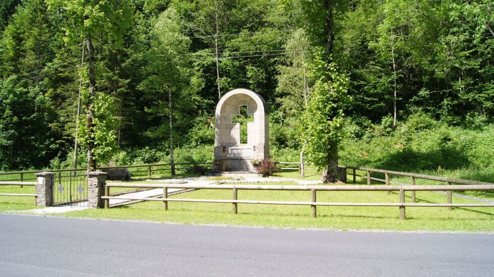 Kriegerdenkmal in der Walster (Rechengraben) - Foto: Mariazell Online