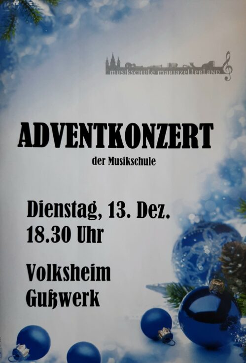 Adventkonzert - Foto: Musikschule Mariazellerland