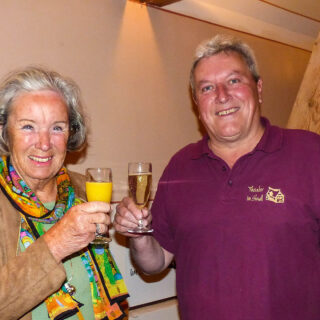 40 Jahre Mariazeller Theatergemeinschaft - Hausherrin Monika Perthold und Obmann Toni Scherer - Foto: Mariazell Online