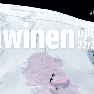 Lawinenupdate - Plakatsujet z.V.g. Alpenverein Sektion Mariazellerland