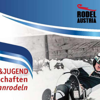 Plakat Schüler & Jugend Meisterschaft Naturbahnrodeln