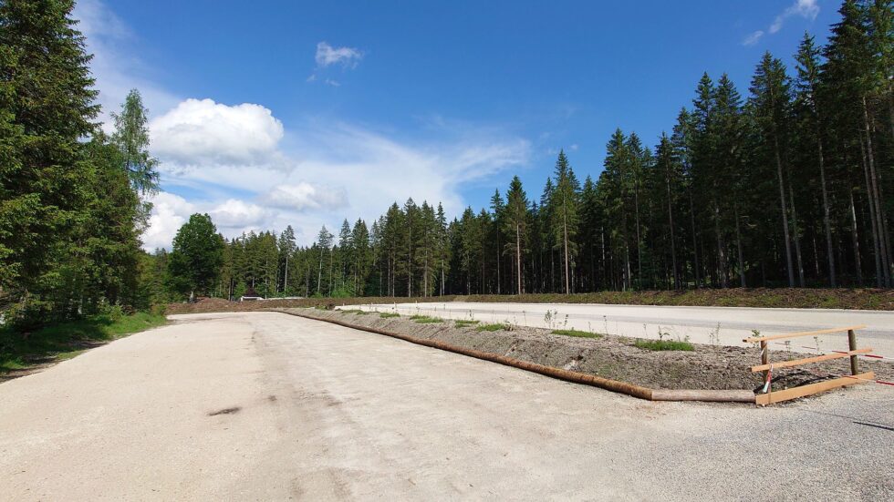 Der neue Parkplatz am Erlaufsee - Foto: Mariazell Online