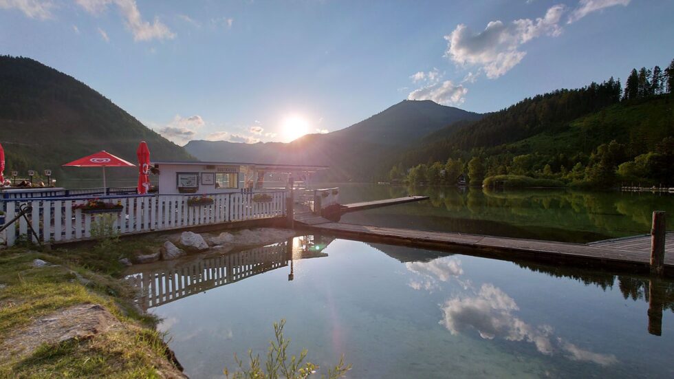 Erlaufsee Naturjuwel Erlaufsee - Abendfenster - Foto: Mariazell Online