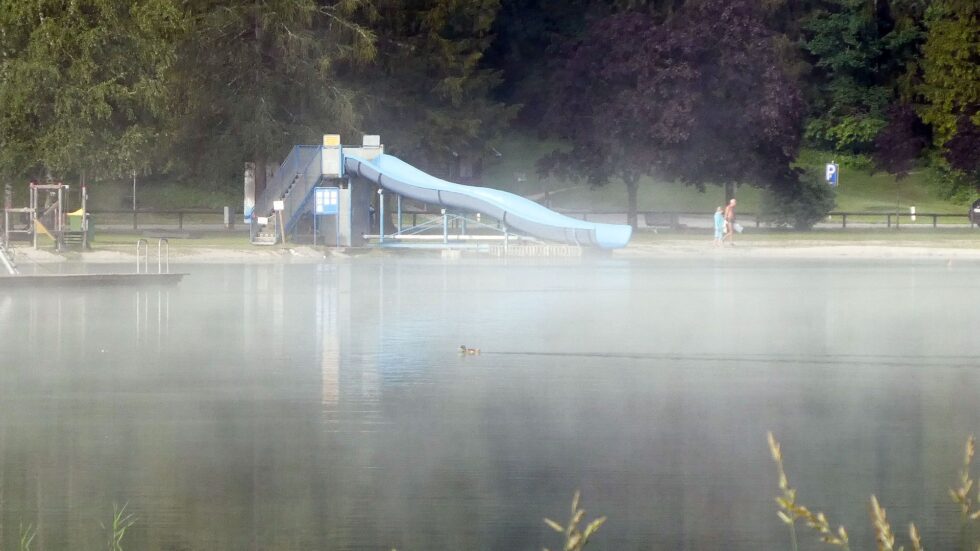 Frühschwimmer am Erlaufsee - Foto: Mariazell Online