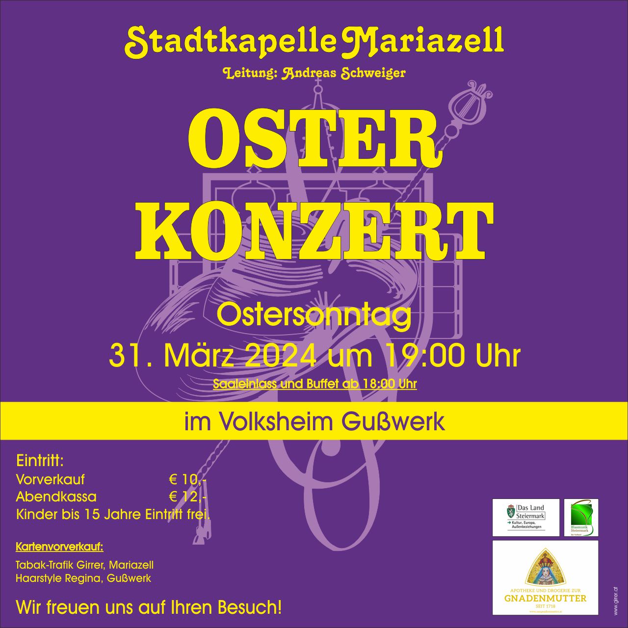 Osterkonzert 2024 Plakat