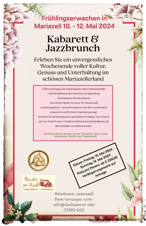 Kabarett und Jazzbrunch - Foto: Hotel Drei Hasen