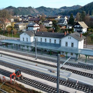 Bahnhofsumbau Stand 6. November 2024 - Foto: Marcel Gramm