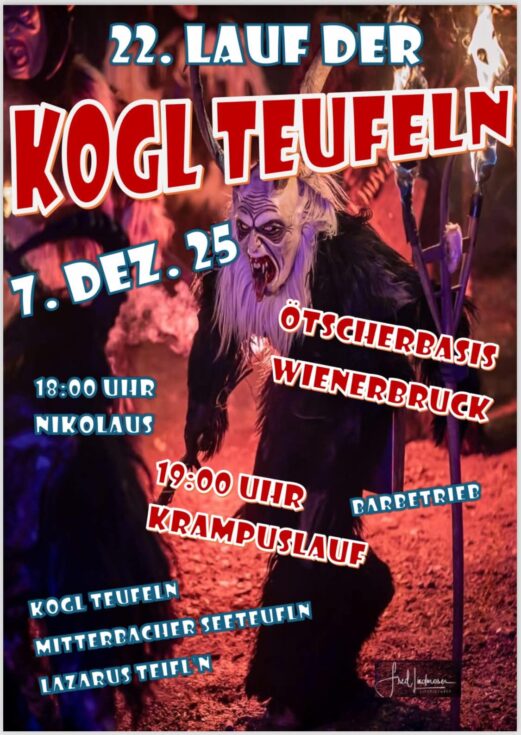 22. Lauf der Kogl Teufeln - Plakat: Fred Lindmoser