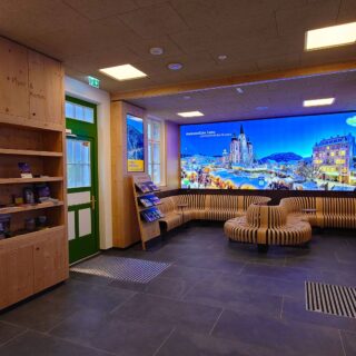 Warteraum im neuen Bahnhof Mariazell - Foto: Mariazell Online