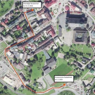 Verlegung Busbahnhof - Foto: Stadtgemeinde Mariazell