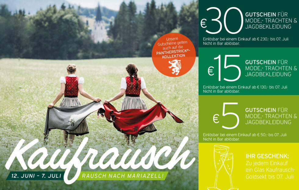 Kaufrausch-Sujet - zVg. Fa. Arzberger