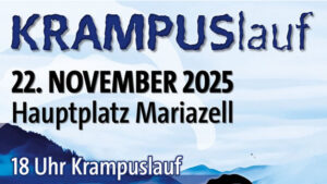 Traditioneller Krampuslauf in Mariazell - Plakat