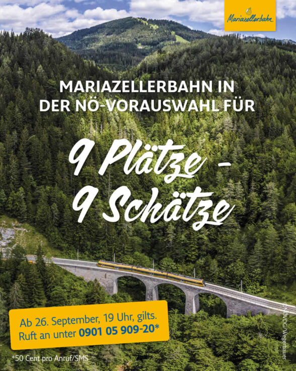Mariazellerbahn 9 Plätze-9 Schätze