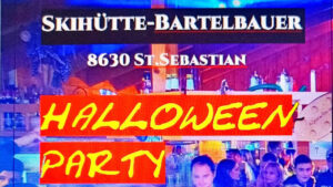 Halloween Party - Plakat: Bartelbauerhütte