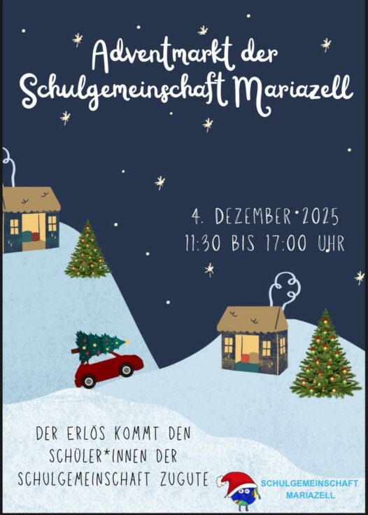 Adventmarkt des Pflichtschulclusters Mariazell - Plakat: Pflichtschulcluster Mariazell