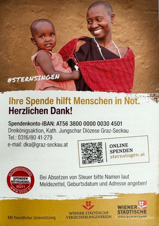 Sternsinger 2026 beim Franzbauer im Salzatal - Foto: Ing. Franz Peter Stadler