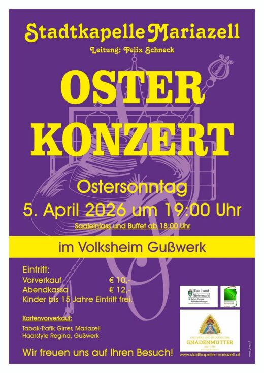 Plakat Osterkonzert 2026