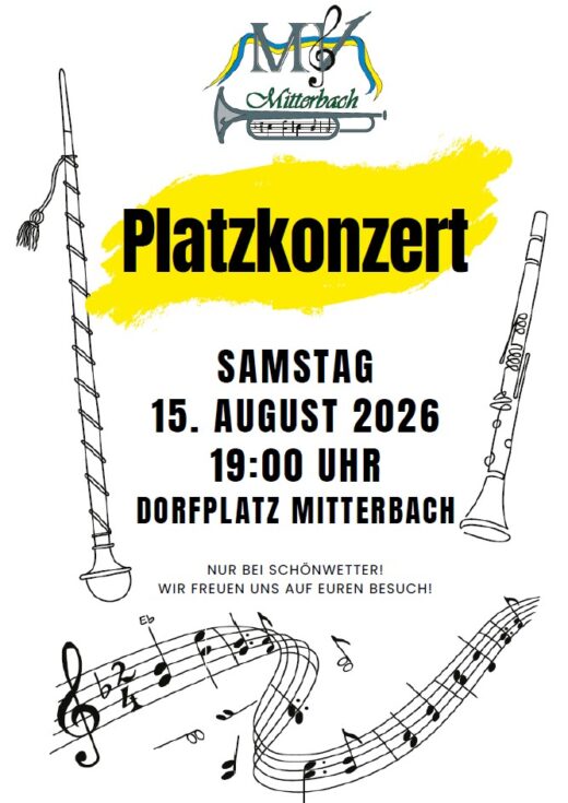 Platzkonzert - Musikverein Mitterbach