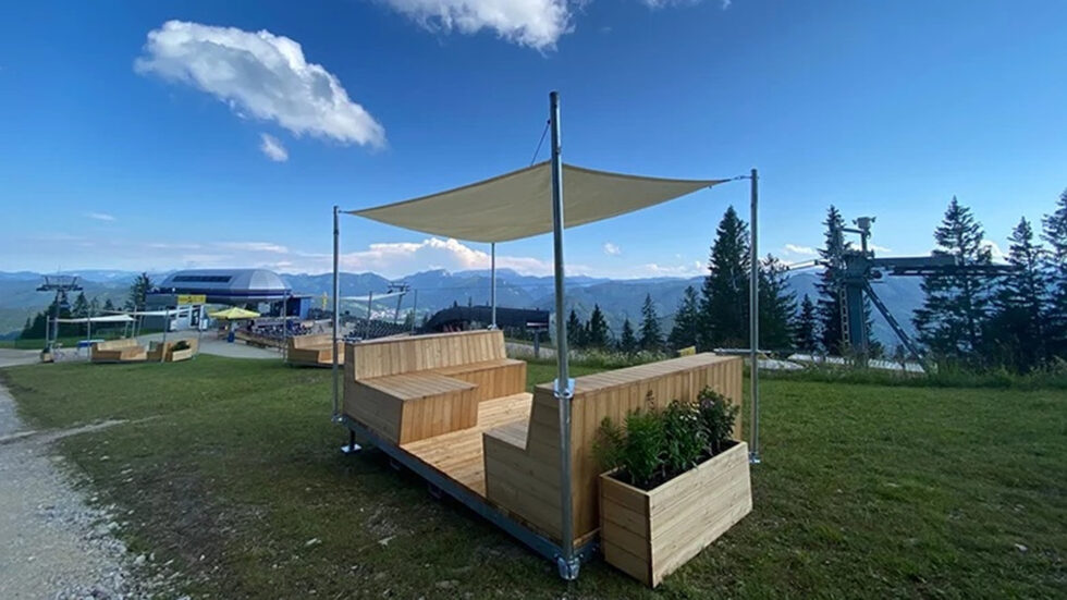 Rastplatzerl auf der Gemeindealpe - Foto: Bergbahnen Mitterbach/Markusich