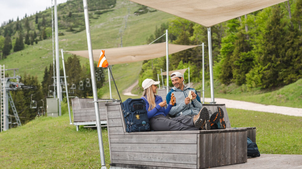 Rastplatz Mittelstation - Foto: NÖVOG/Grojer