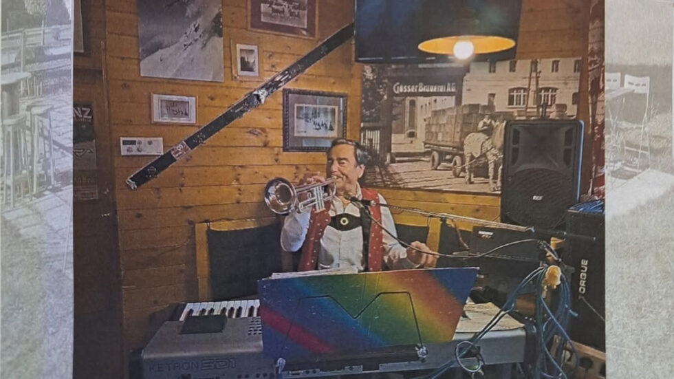 Ernst Kerschbaumer live in der Schihütte - Foto: Andreas Fleissner