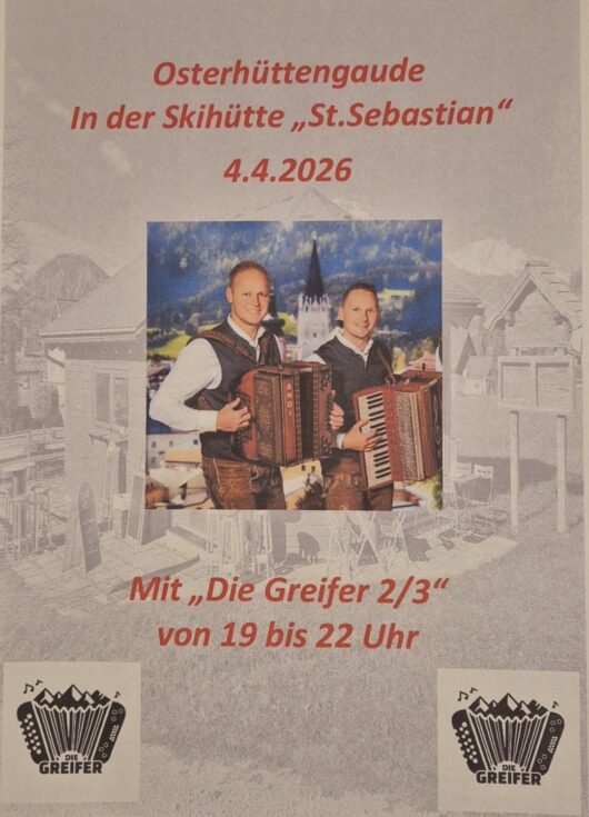 Plakat Osterhüttengaude Bartelbauerhütte
