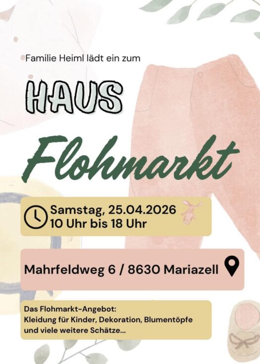 Hausflohmarkt Familie Heiml