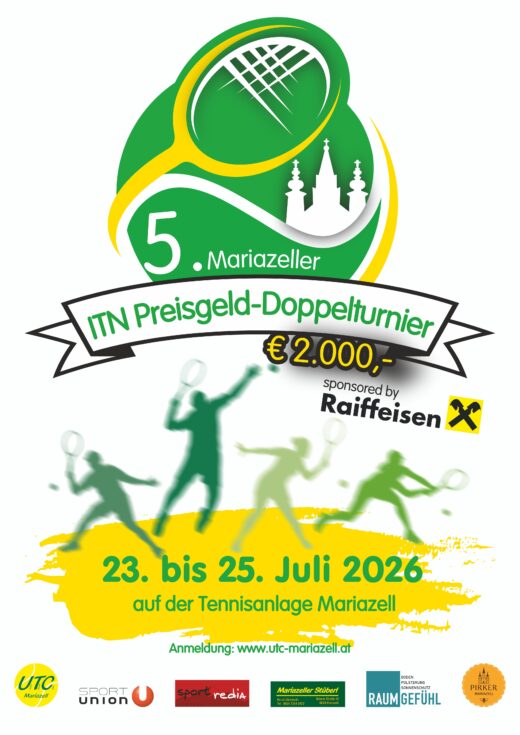 Plakat 5. Mariazeller ITN Preisgeld-Doppelturnier
