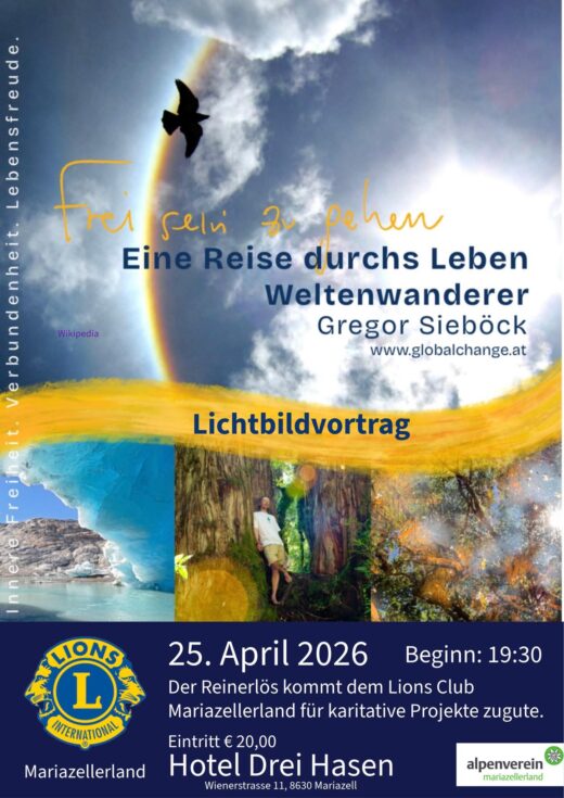 Plakat Lichtbildvortrag