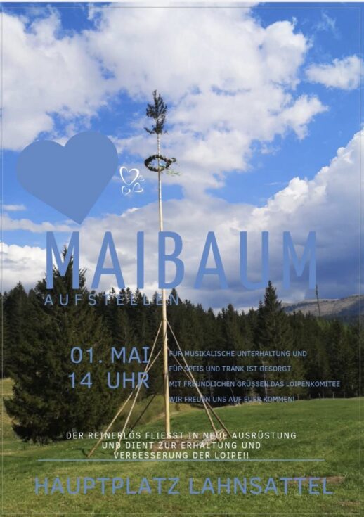 Maibaumaufstellen am Lahnsattel 2026