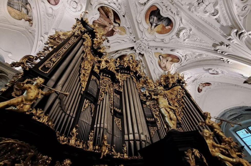 Orgel zu Mittag in der Basilika Mariazell