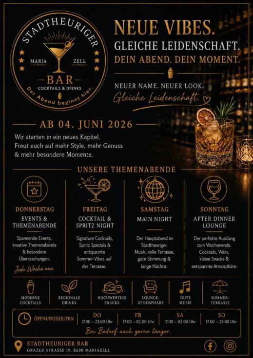 Stadtheuriger Mariazell - Neuer Anfang.