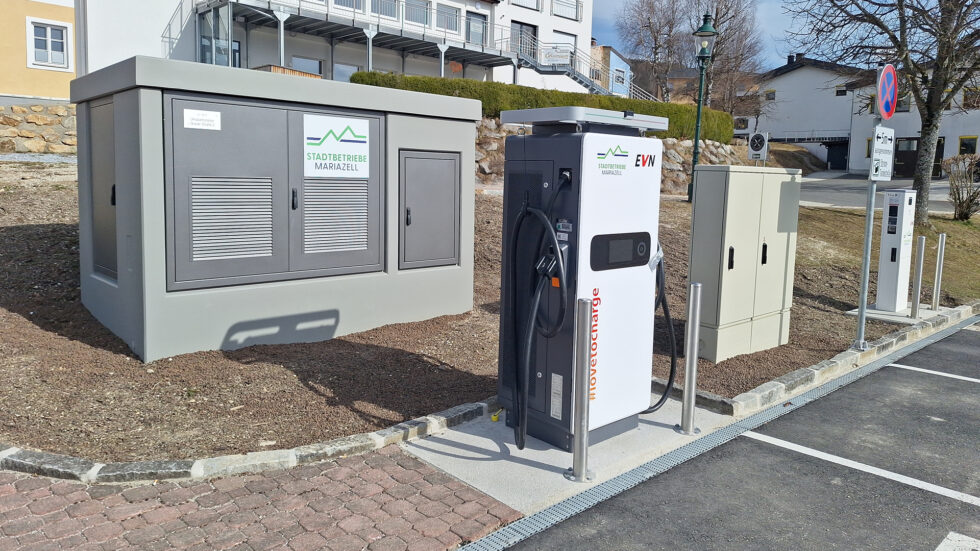 E-Tankstelle am Oberdeck - Foto: Stadtbetriebe Mariazell