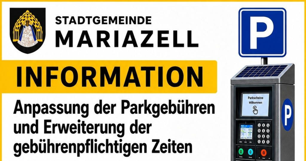 Parkgebühren-Info der Stadtgemeinde Mariazell