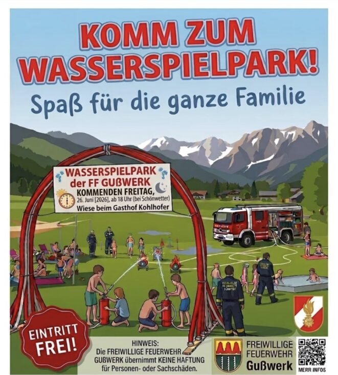 Wasserspielpark der FF Gußwerk