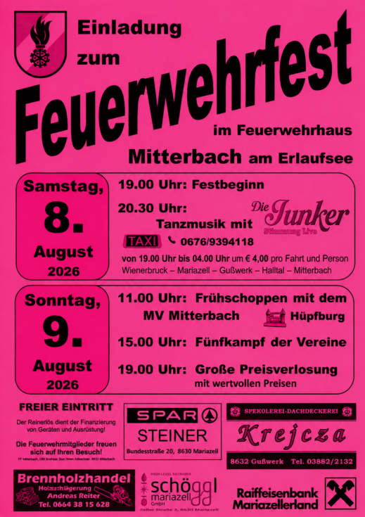 Plakat FF-Fest Mitterbach