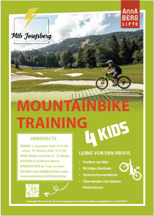 Plakat Biketraining - Annaberger Lifte