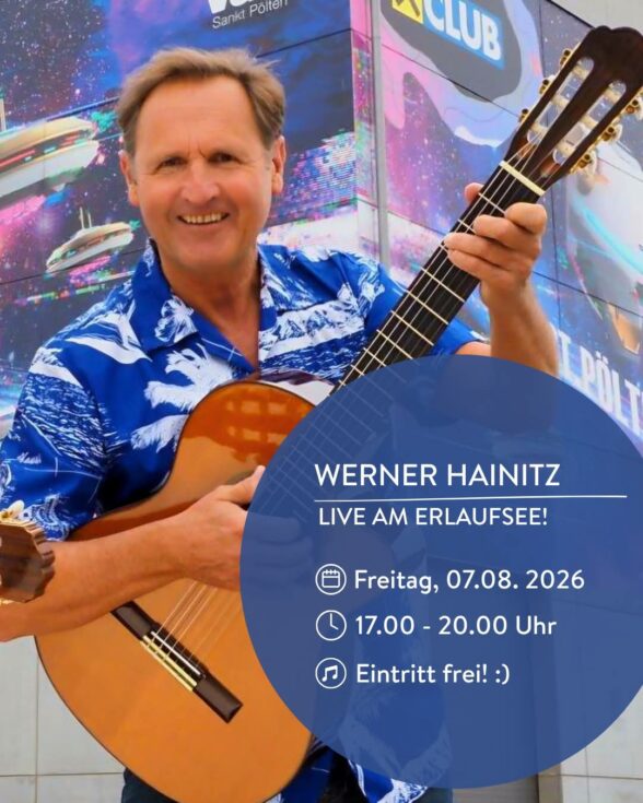 Plakat Werner Hainitz - Live am Erlaufsee