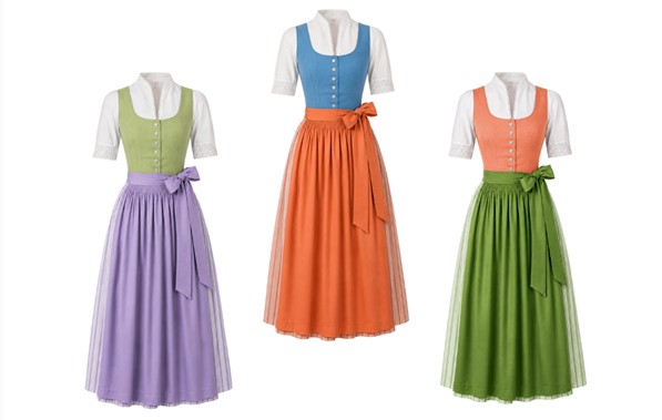 neue Farbstellungen Mariazeller Dirndl - Kaufhaus Caj. Arzberger