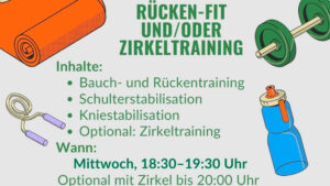 Plakat Rücken-Fit