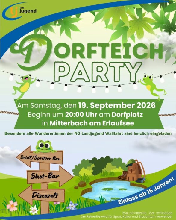 Dorfteichparty in Mitterbach - Landjugend Mariazellerland/Ötscherland