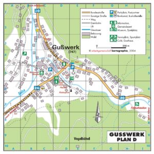 Ortsplan Gußwerk