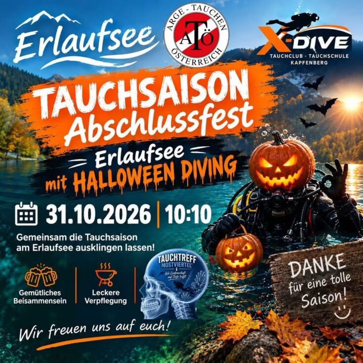 Tauchsaison Abschlussfest am Erlaufsee - Tauchtreff Mostviertel